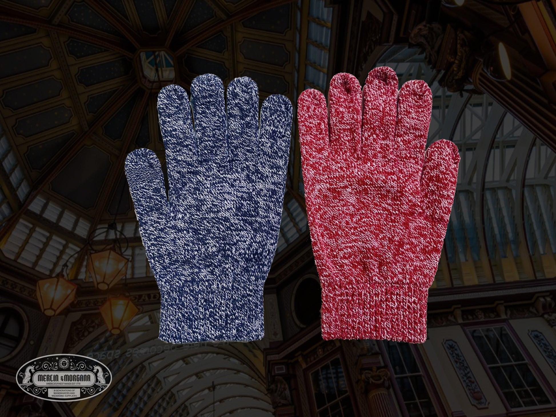 "H" & "R" Knit Sweater Gloves