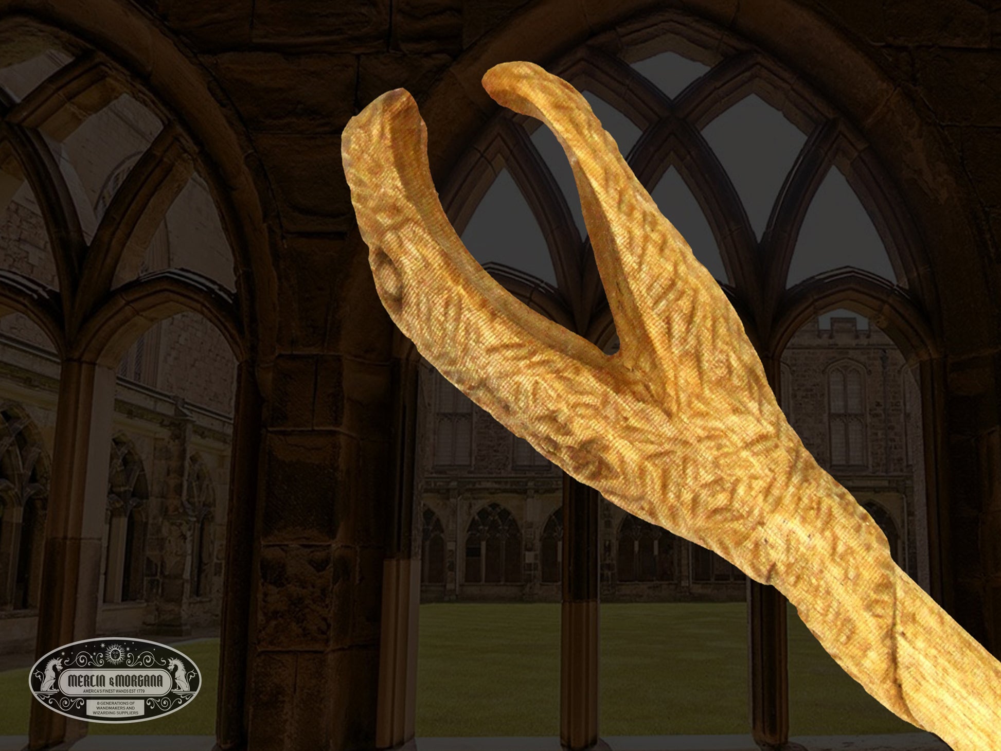 Prickly Ash Wood Wand