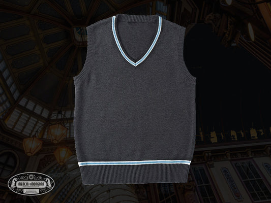 Blue & Silver House Sweater Vest