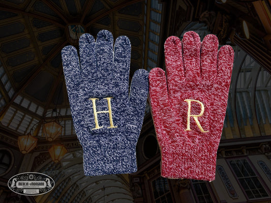 "H" & "R" Knit Sweater Gloves
