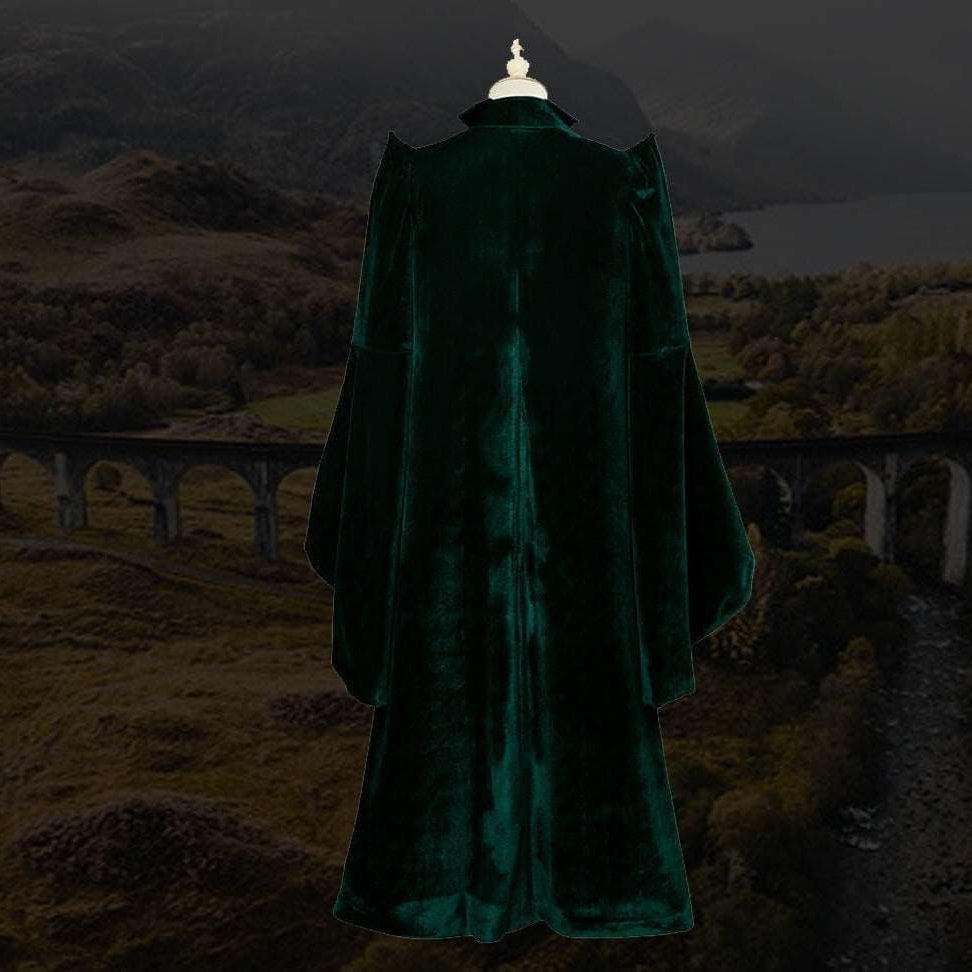 Dark Green Witch Dress Robes